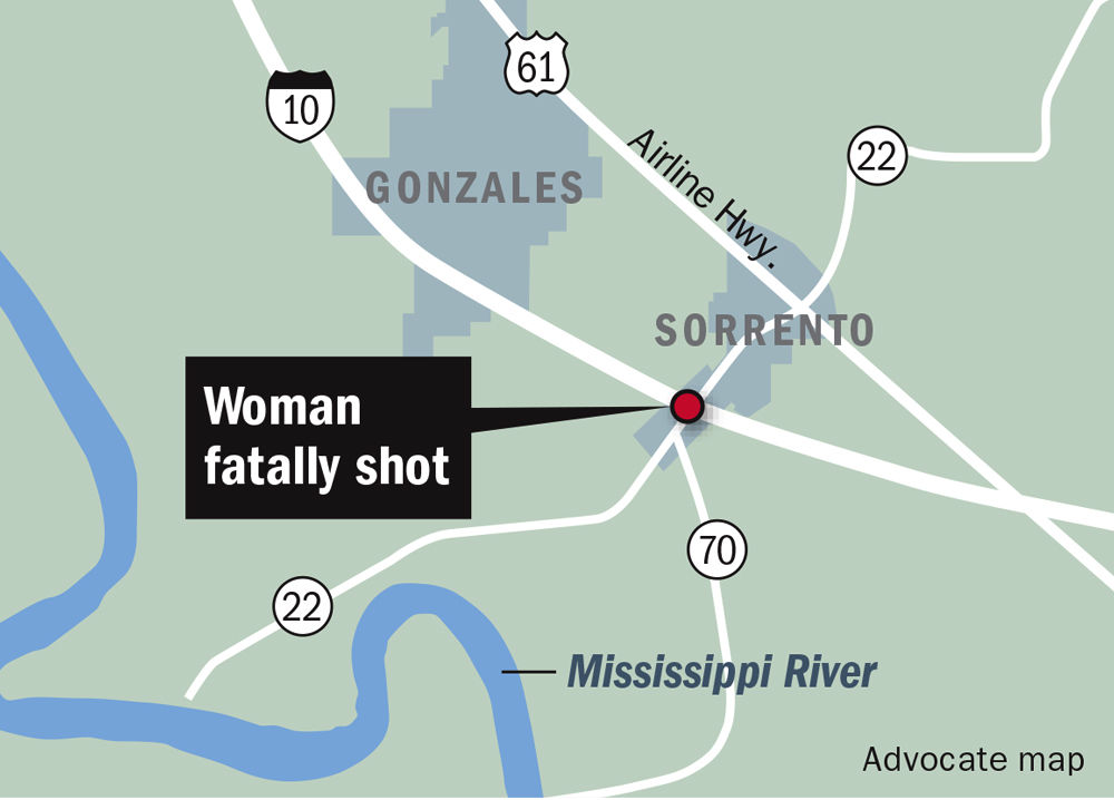 Woman fatally shot in Sorrento map _lowres